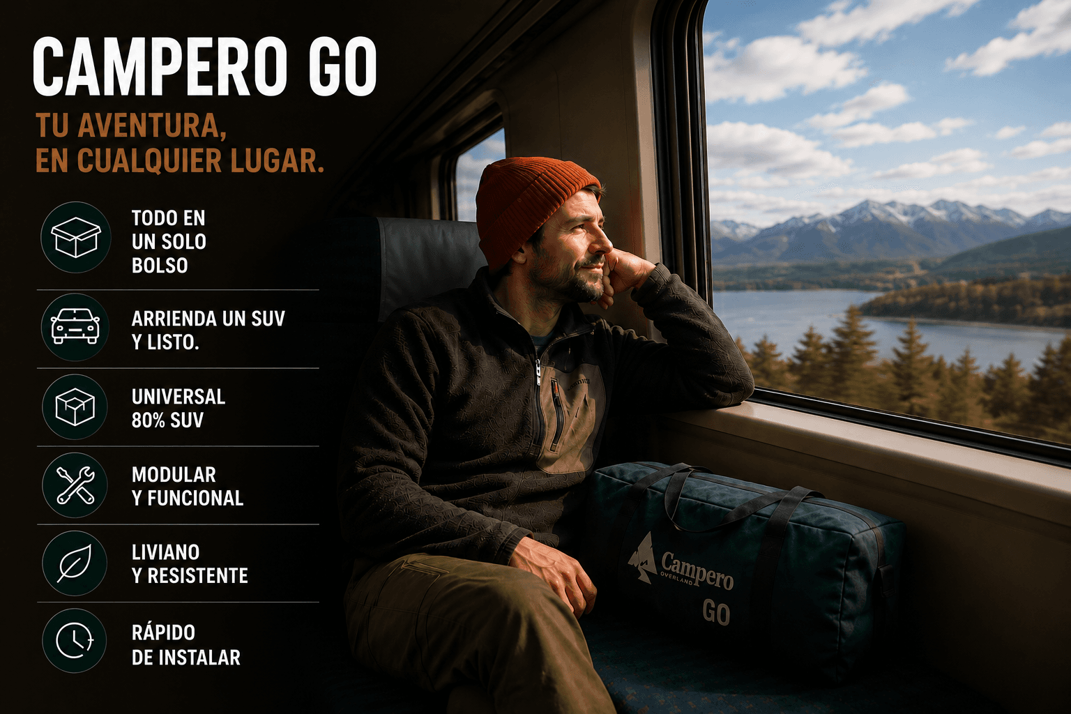 Campero Go - Universal con cama